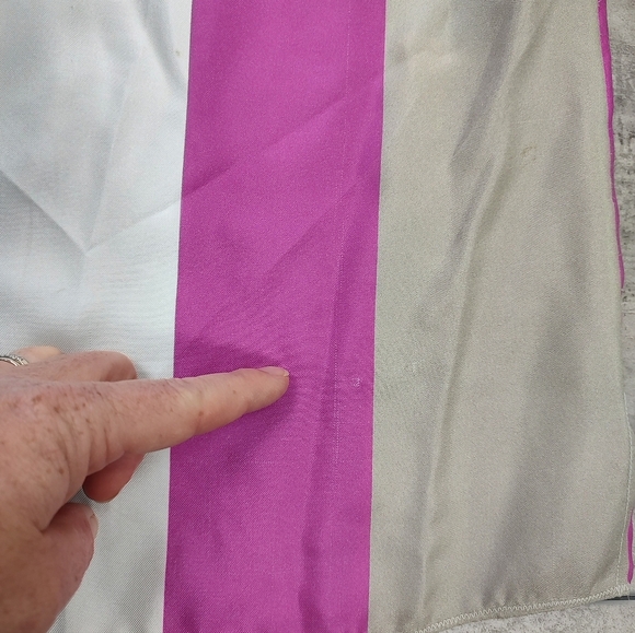 Carlisle Collection Women's Color Block Silk Tunic Top Size 6 - Picture 11 of 12